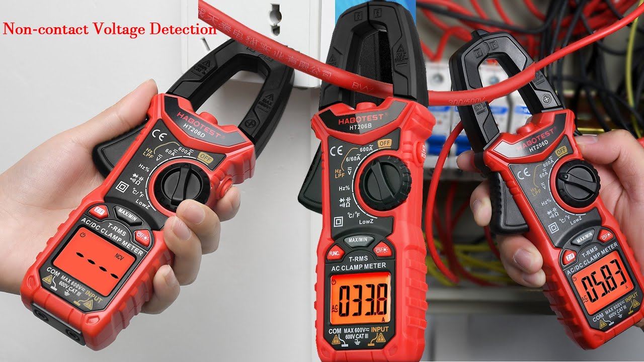 Alicate Amperímetro HABOTEST HT206D COMPLETO E PROFISSIONAL 2022 - REVIEW COMPLETO