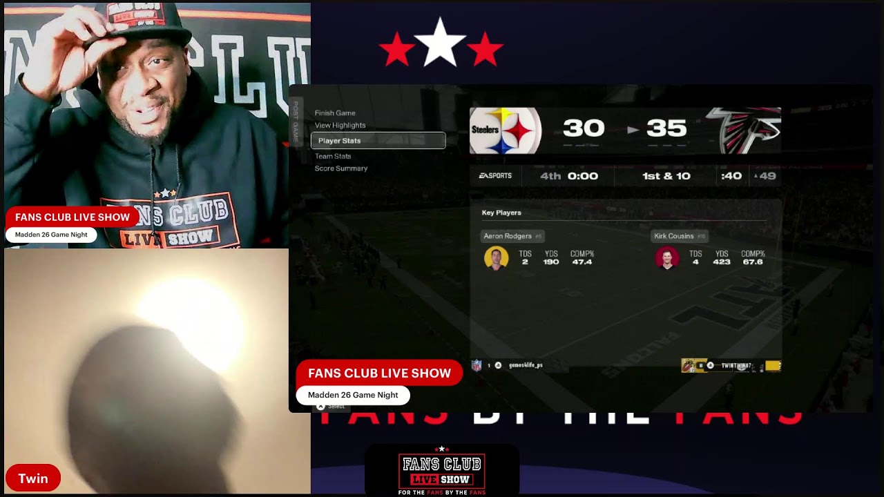 FANS CLUB LIVE SHOW - Game Night (Madden 26 H2H)