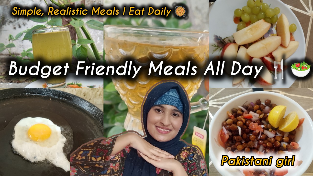 What I Eat in a Day 🍴 | Pakistani Middle Class Girl Budget Meals | Everyday With Muniba