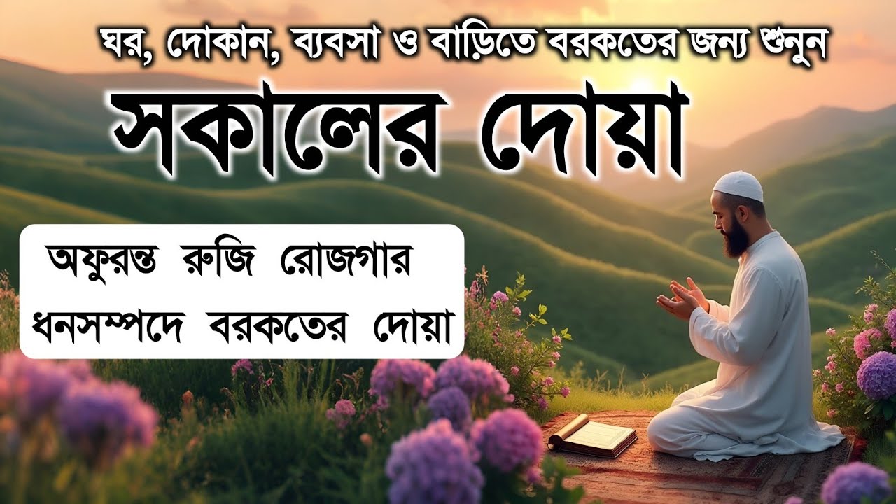সকালটা শুরু হোক হৃদয় শীতল করা বরকতময় আয়াত দিয়ে। সকালের দোয়া ও জিকির। Morning Dua Full by Alaa Aqel