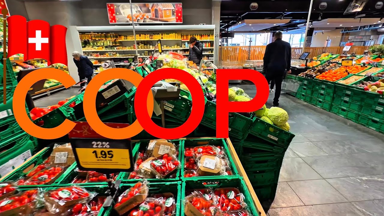 Swiss Supermarket COOP 🇨🇭Food Prices || Shopping || Travel Guide 