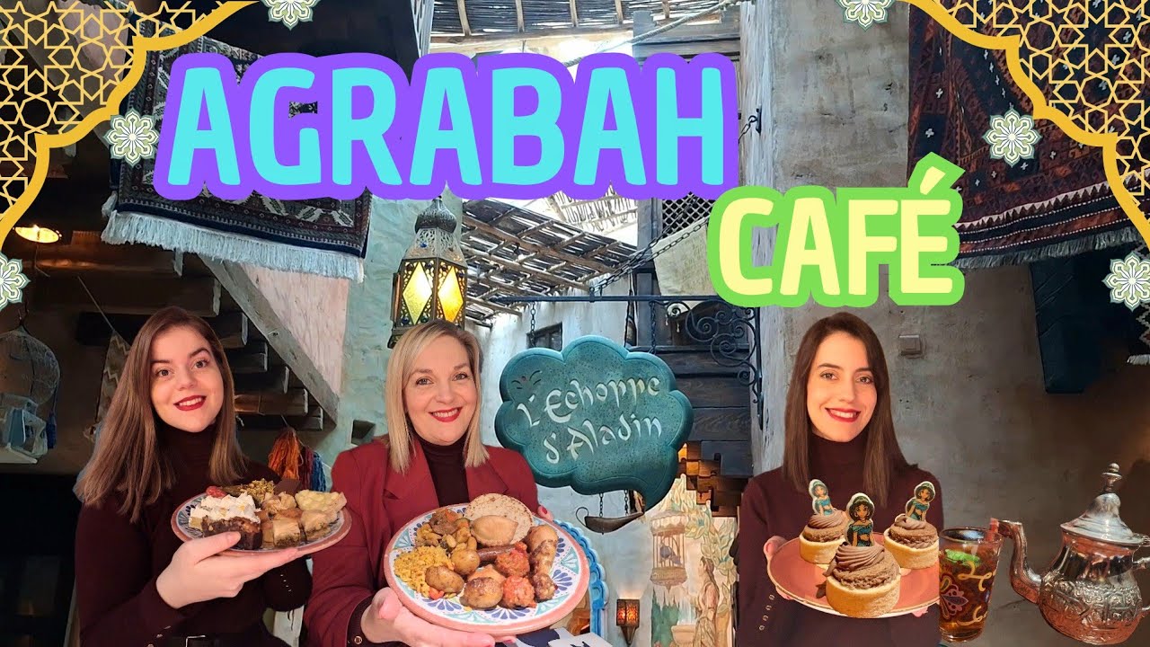 ALMORZAMOS EN AGRABAH CAFE | DISNEYLAND PARIS NEWS | MERCHANDISE
