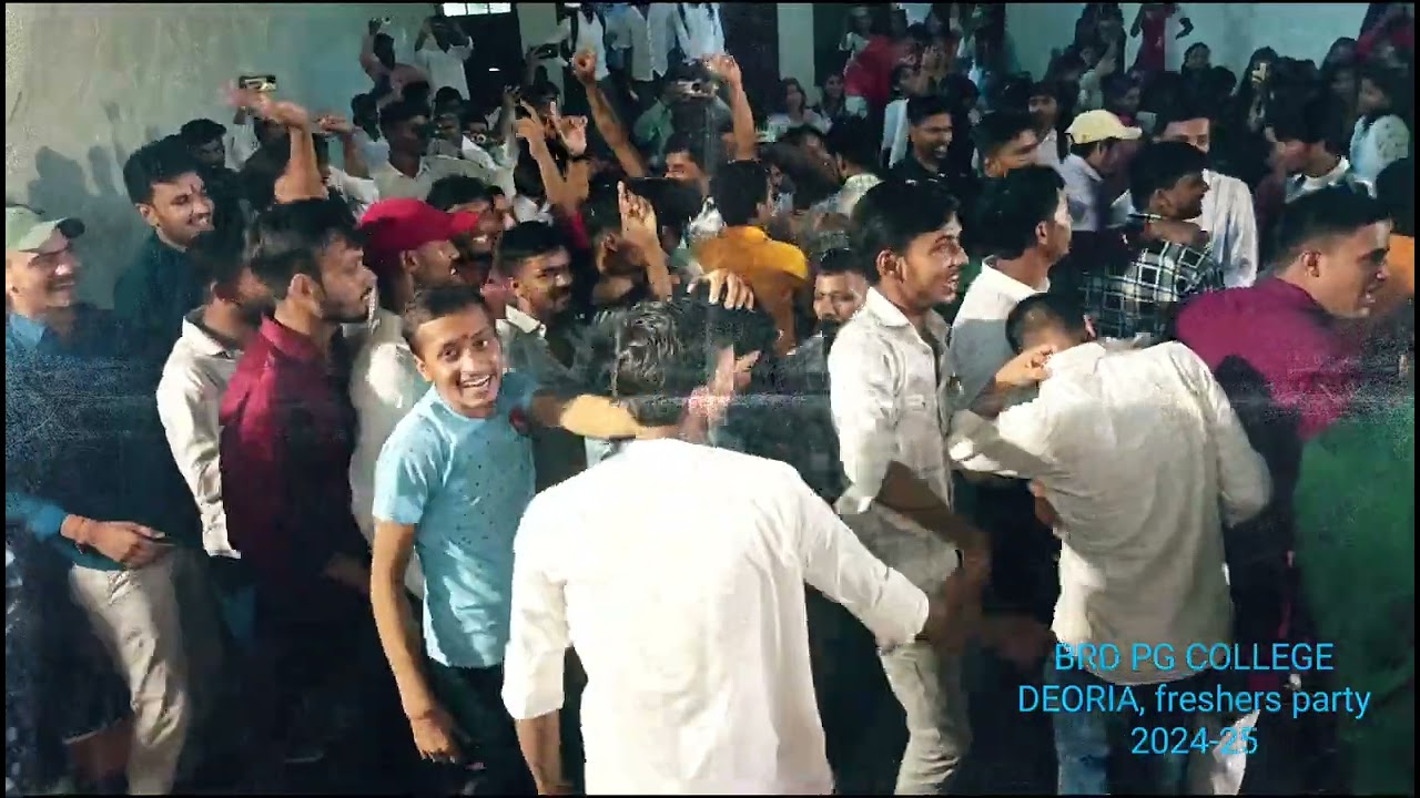 Fresher Party Enjoy B.R.D.P.G COLLEGE DEORIA 2024-25 #brdpgcollegedeoria