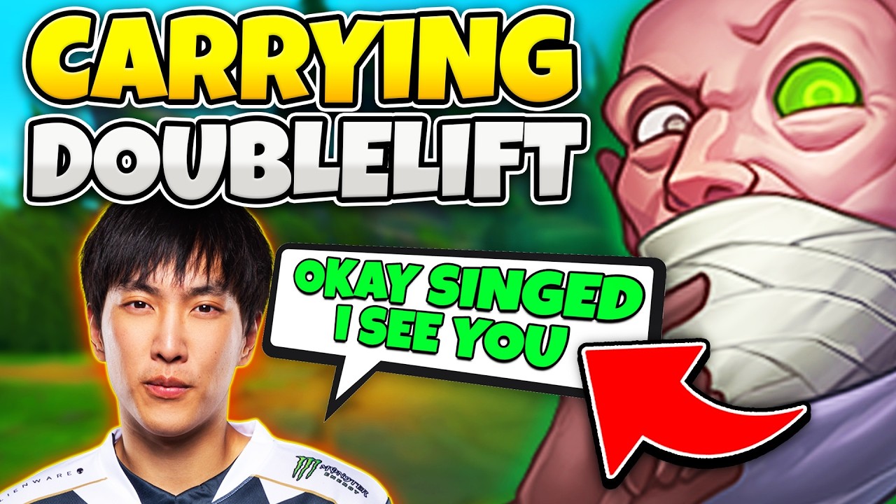 I Found Doublelift in Solo Queue and Carried him to Victory! (HE WAS IMPRESSED)