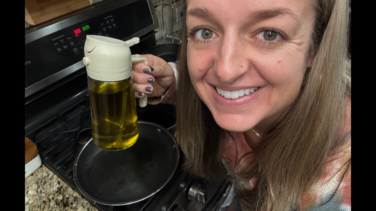 YARRAMATE Oil Sprayer for Cooking, 2 in 1 GLASS Oil Dispenser Bottle- REVIEW