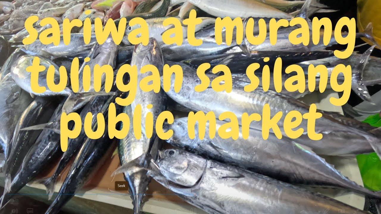 MURA AT SARIWANG TULINGAN SA SILANG PUBLIC MARKET