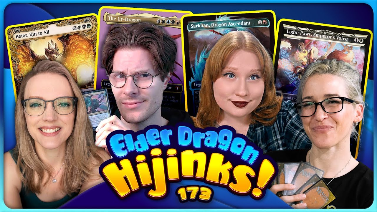 EDHijinks Descends Into Avernus w/ AntlerboyLIVE ft Betor, Ur-Dragon, Sarkhan & Light-Paws  | Ep 173