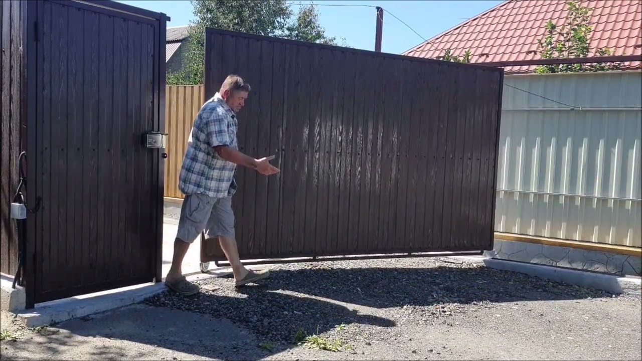 Ворота откриваються на 90 градусів 2