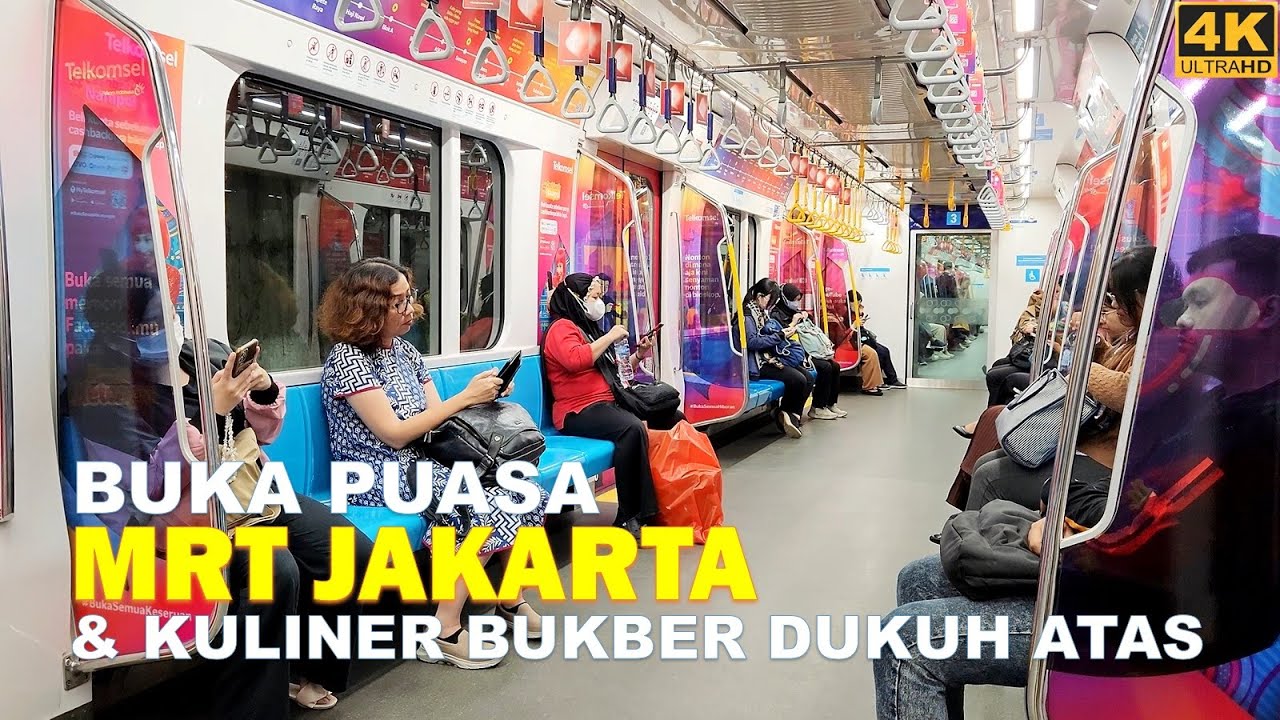 Ramadhan walk - Jakarta Metro from Istora to Dukuh Atas MRT Station & Jajan Kuliner sekitarnya