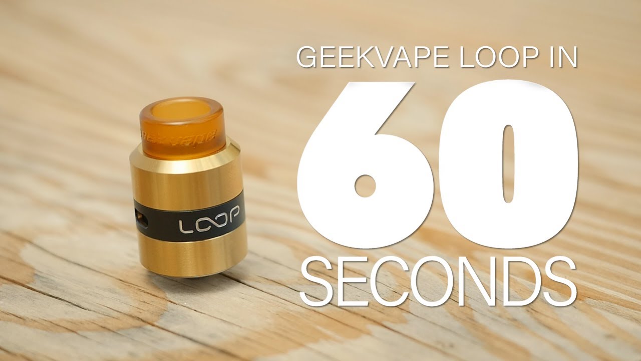 GeekVape Loop RDA Review - in 60 Seconds