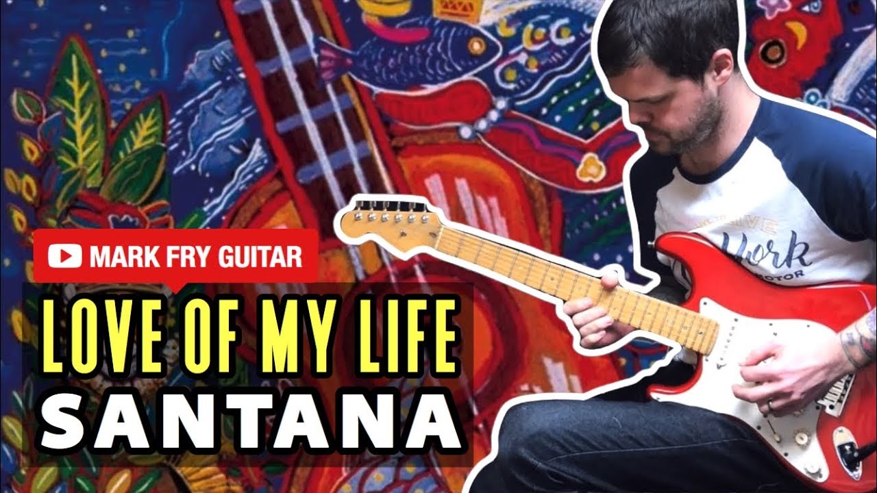 Love of My Life (SANTANA Feat. Dave Matthews) Guitar Solo Cover #santana #davematthews #supernatural