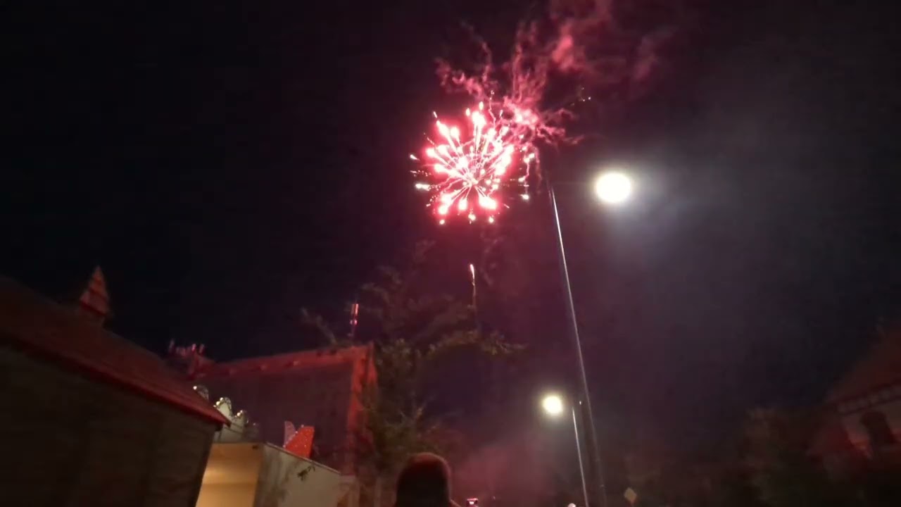 Schützenfest Celle 2025, Ausschnitt Höhenfeuerwerk