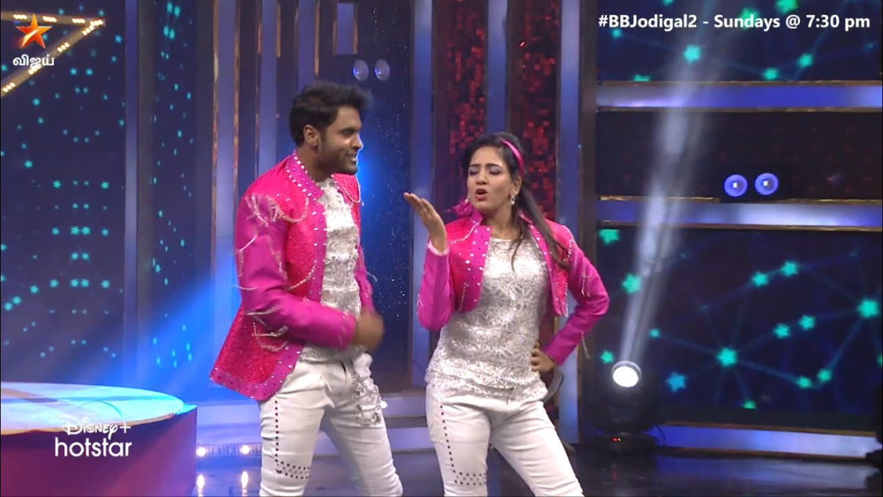 #Pavni மற்றும் #Amir இன் retro performance 😍 | BB Jodigal 2