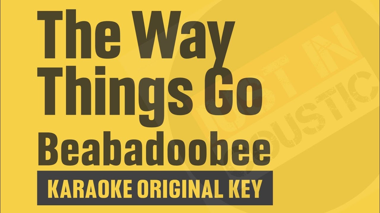 Beabadoobee - The Way Things Go (Karaoke Lyrics)