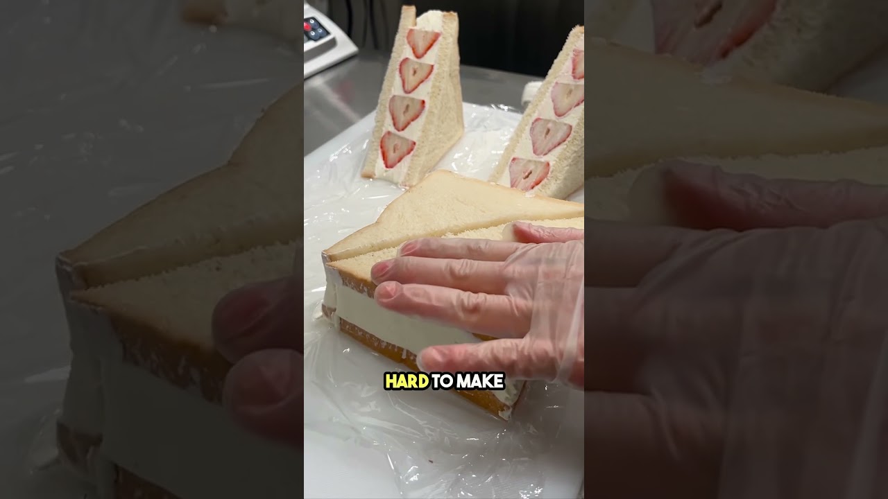 Why is a Japanese Sando soo hard to make?🥪 #sandwich #sando #japanesefood