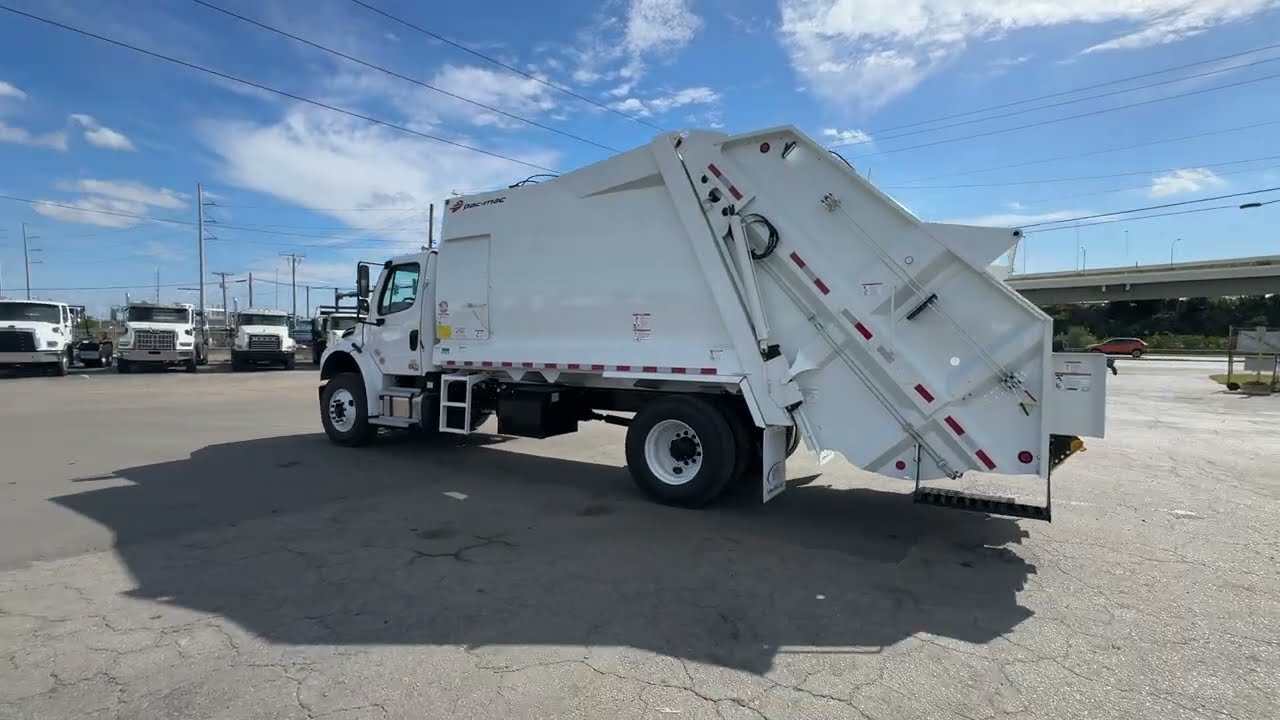 2025 Freightliner M2 106 20 Yard Pac Mac Rear Loader Garbage Truck - 110242