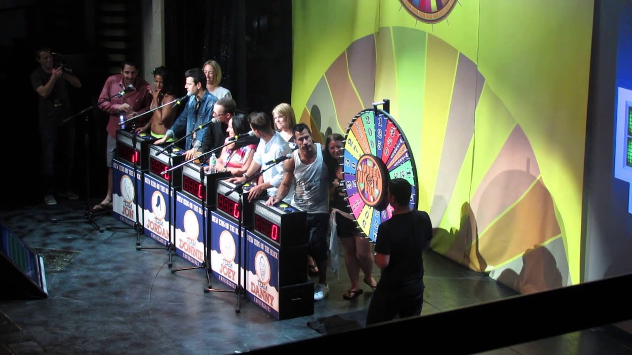 NKOTB Cruise 2013 - Day 1 - Wheel O NKOTB Fun Group B - Part 1