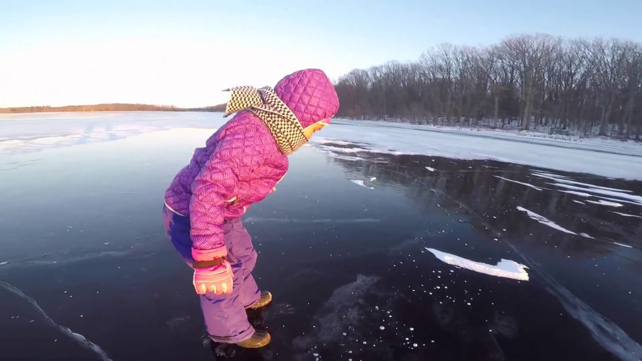 a Walk on Frozen Lake Nockamixon - most fun thing to do this cold winter