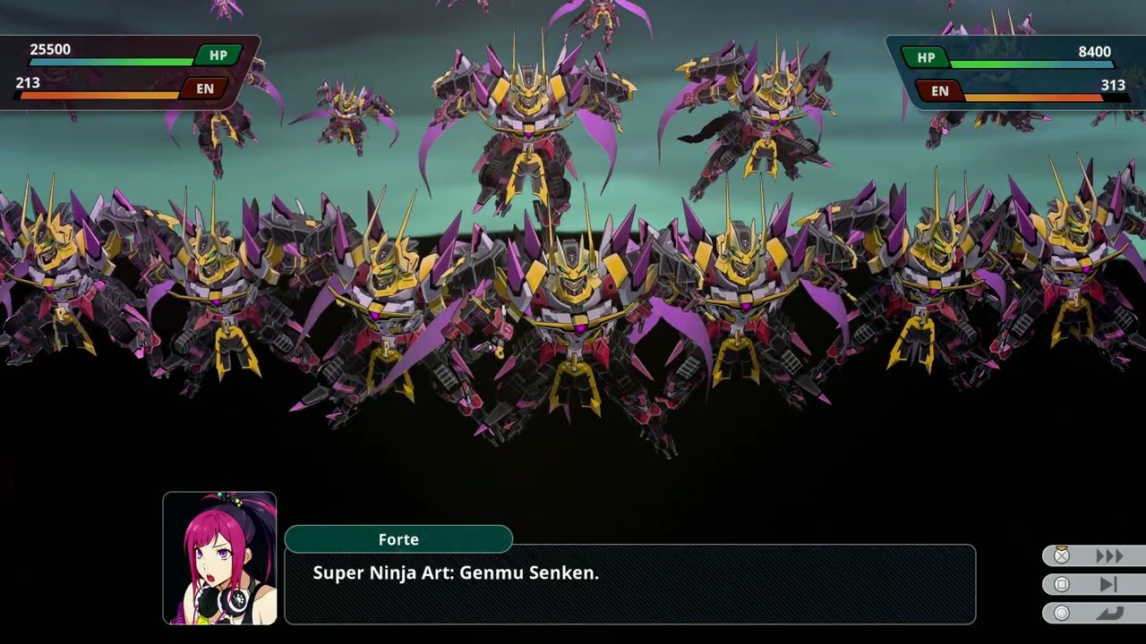 Super Robot Wars Y: Yz-Lunedrache Kaguya All attacks