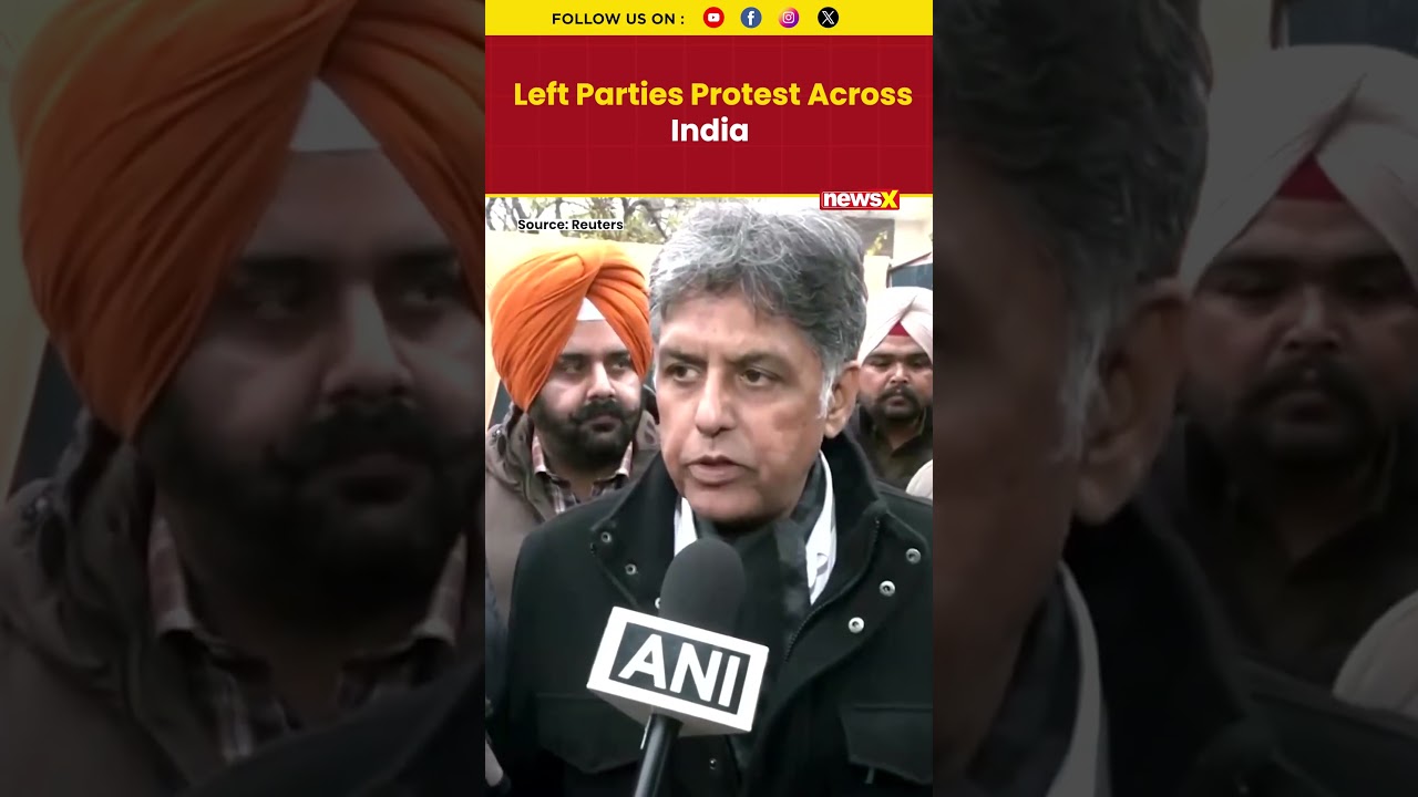 Left Parties Protest Across India Against U.S. Strikes In Venezuela