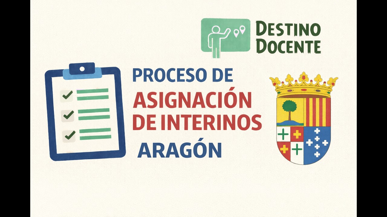 Adjudicaciones Interinos Aragón 2025-2026: Guía COMPLETA paso a paso. Asignación semanal