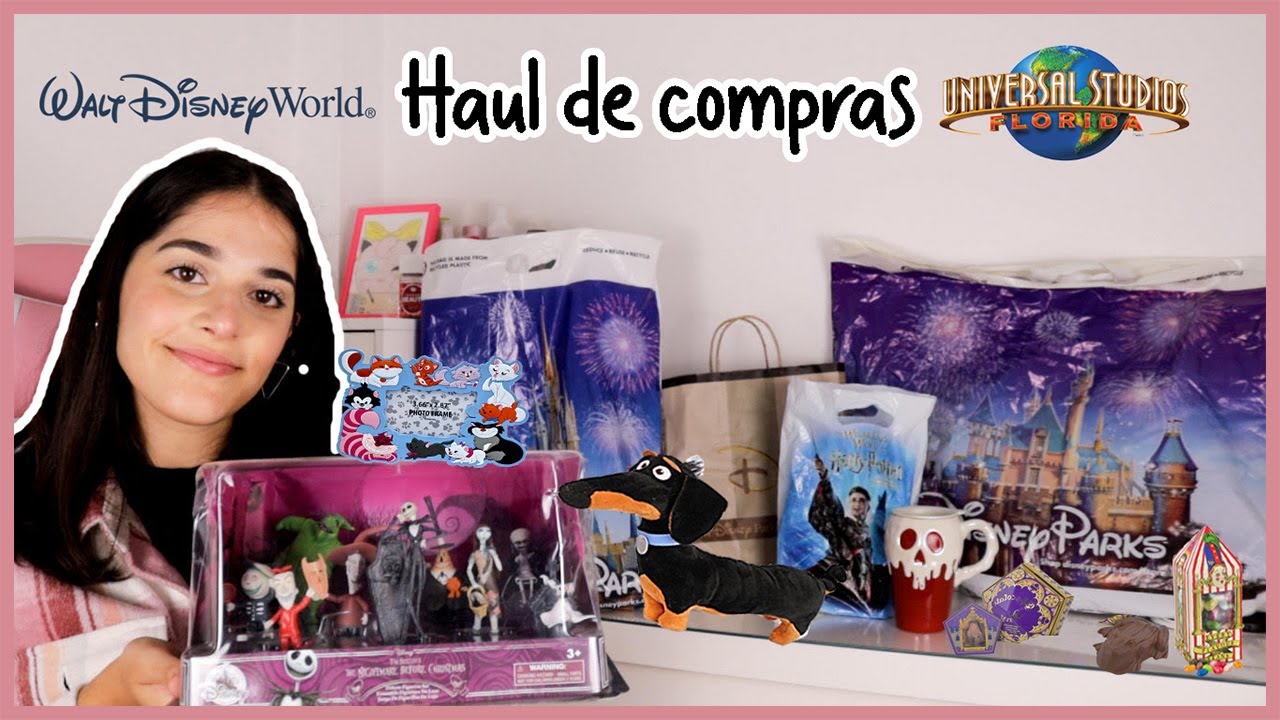 TODO lo que COMPRÉ en DISNEY 🏰 y UNIVERSAL ORLANDO || HAUL Y COMPRAS en PARQUES y DISNEY SPRINGS