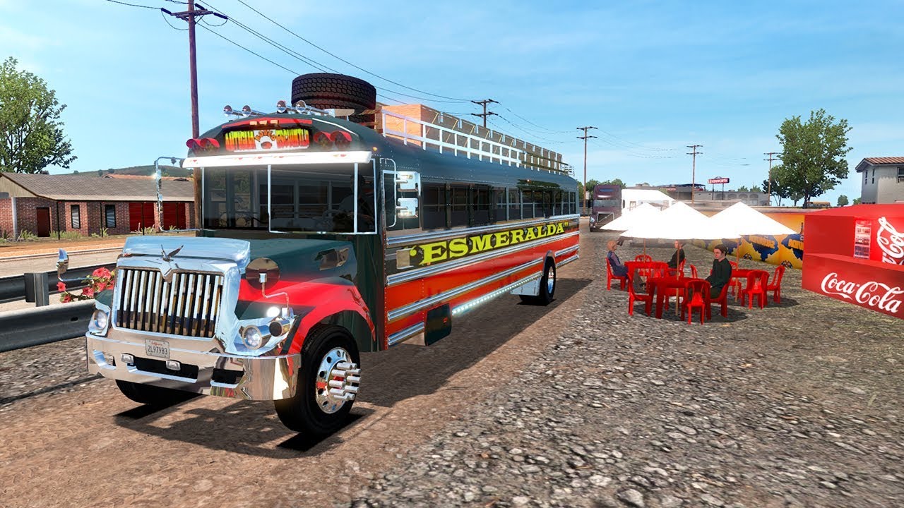 ATS Mods 1.35 Bus de Guatemala Transportes Esmerada Honduras Choluteca Freno De Motor