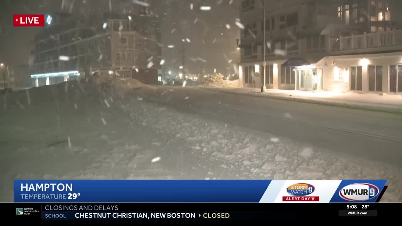 Coastal concerns and minor flooding possible around the Seacoast
