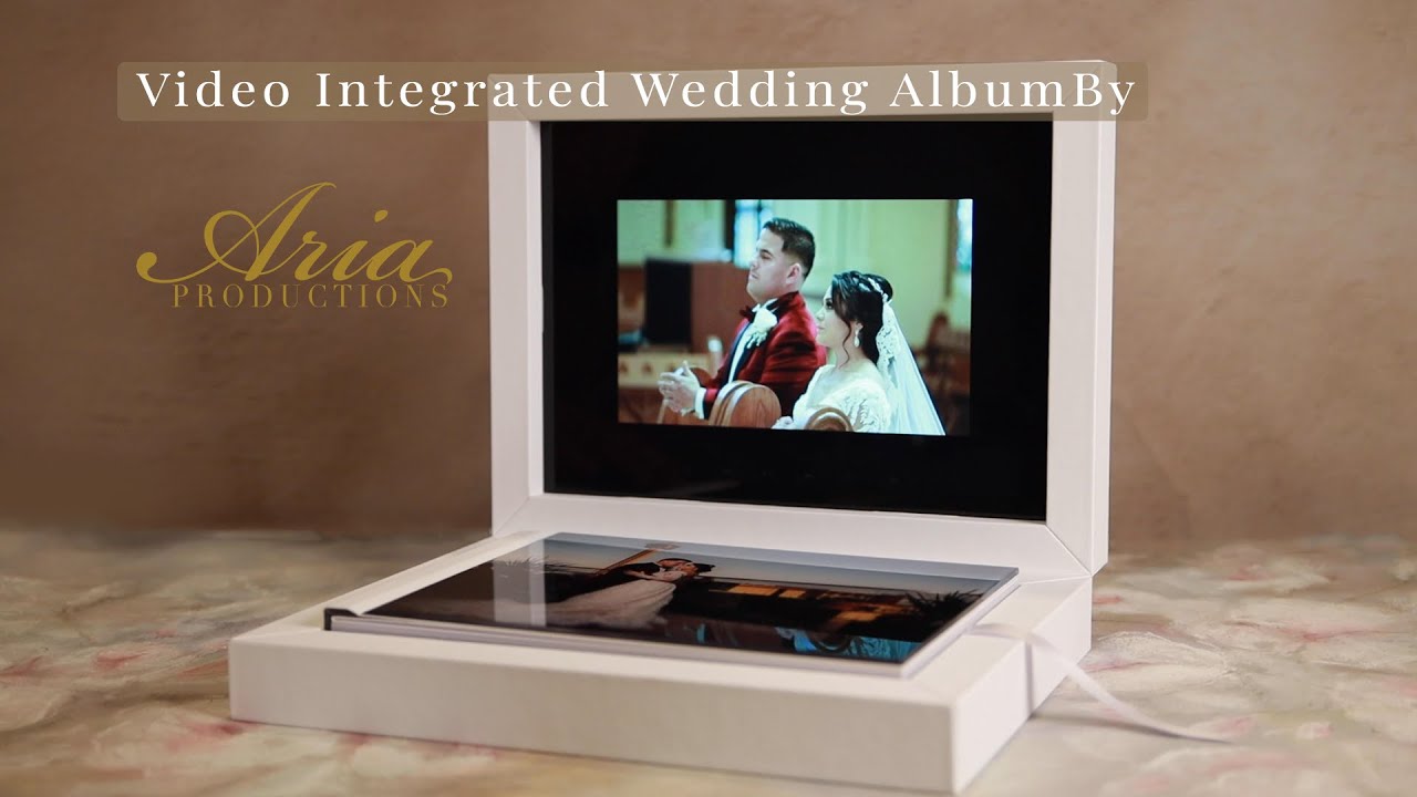 Introducing Video Integrated Wedding Album | Aria Production