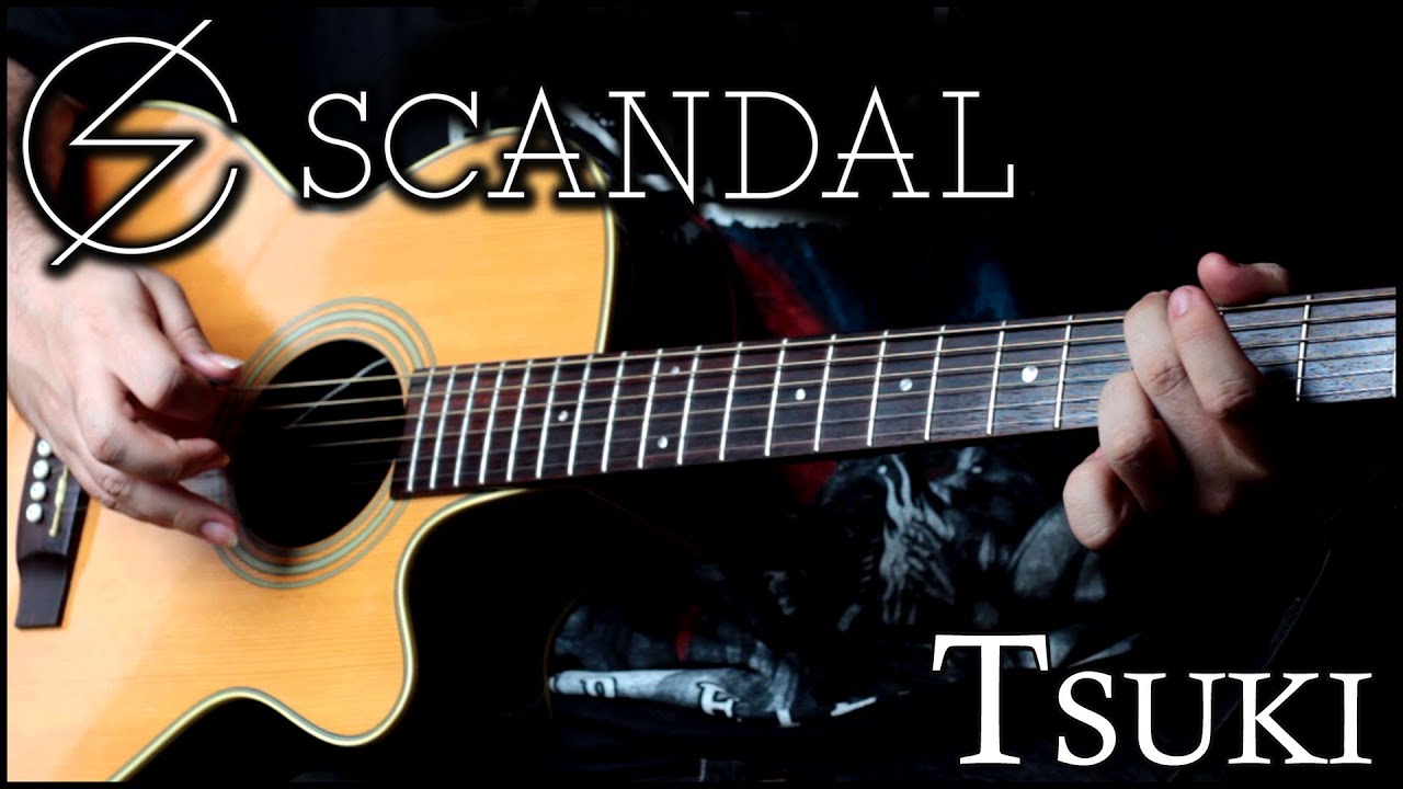 Scandal - Tsuki (Acoustic guitar Cover) + CHORDS/TABS