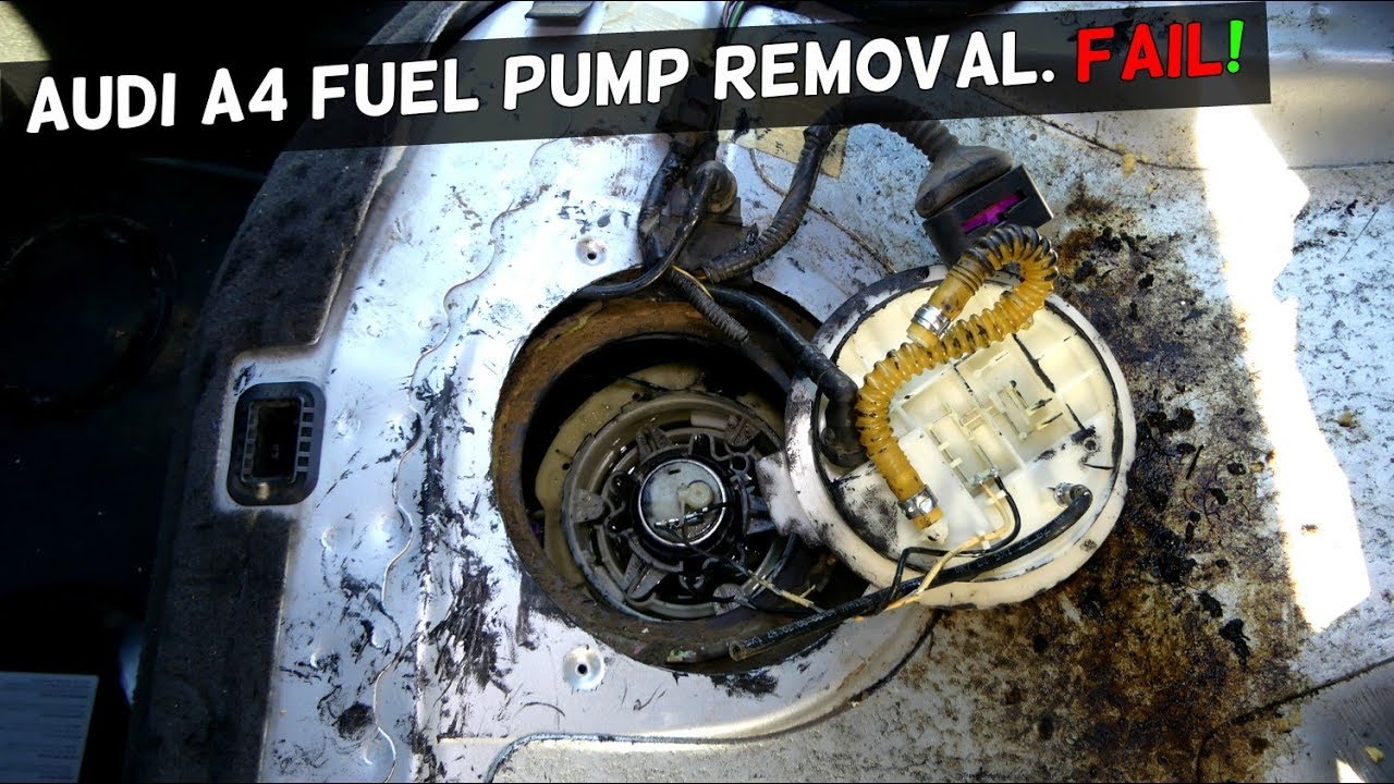 Audi A4 B6 Fuel Pump Removal FAIL