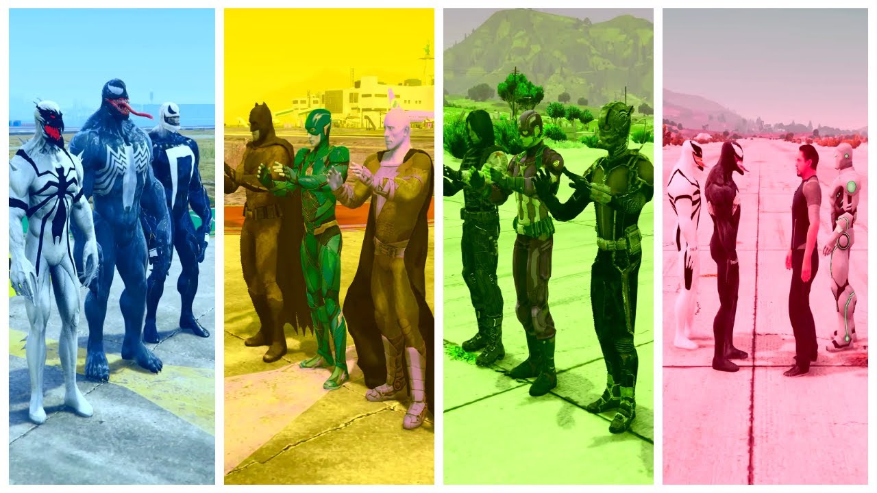Dc vs Marvel Which Superhero Team Is Strongest? 🔥 Battle Test #110 - #GTA5 #Hulk #Thor #Spiderman