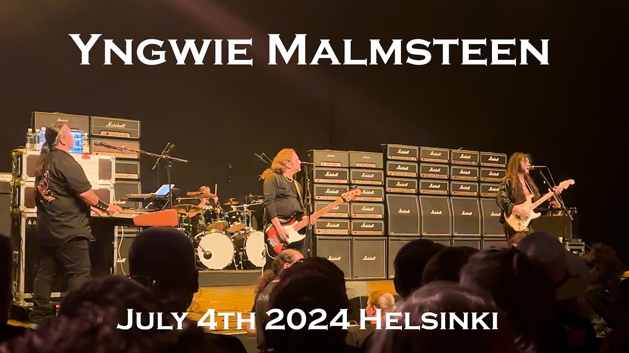 Yngwie Malmsteen in Helsinki 4.7.2024