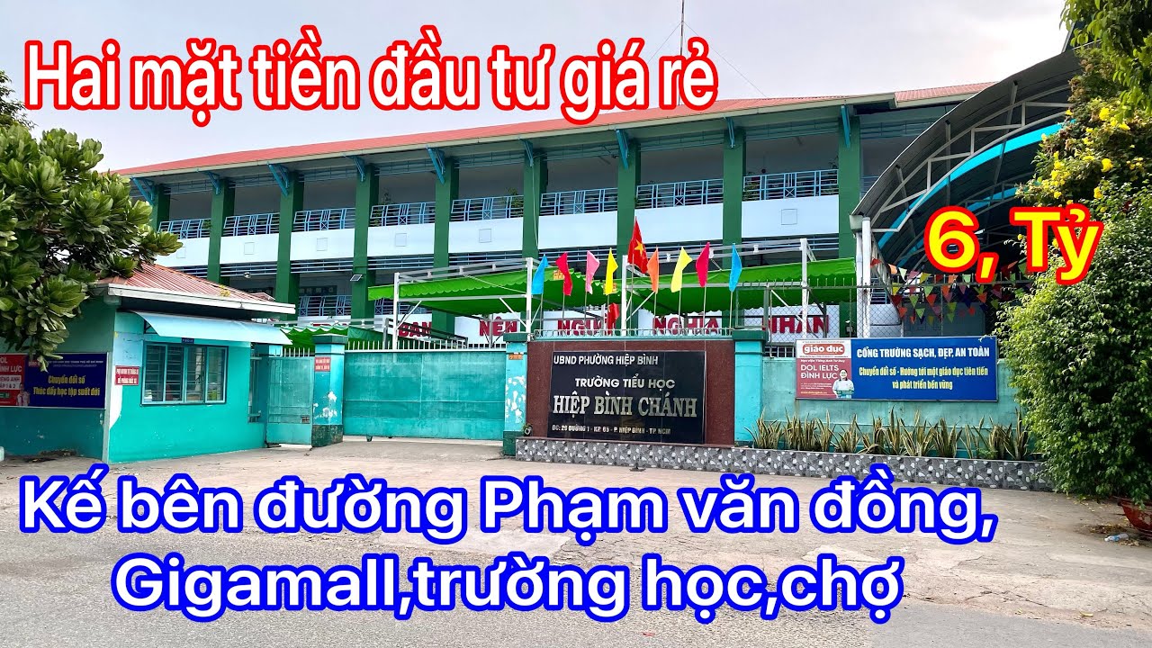 Sản phẩm đầu tư hai mặt tiền ngay kế bên đường Phạm văn đồng,Gigamall,gần chợ trường học Thủ Đức 