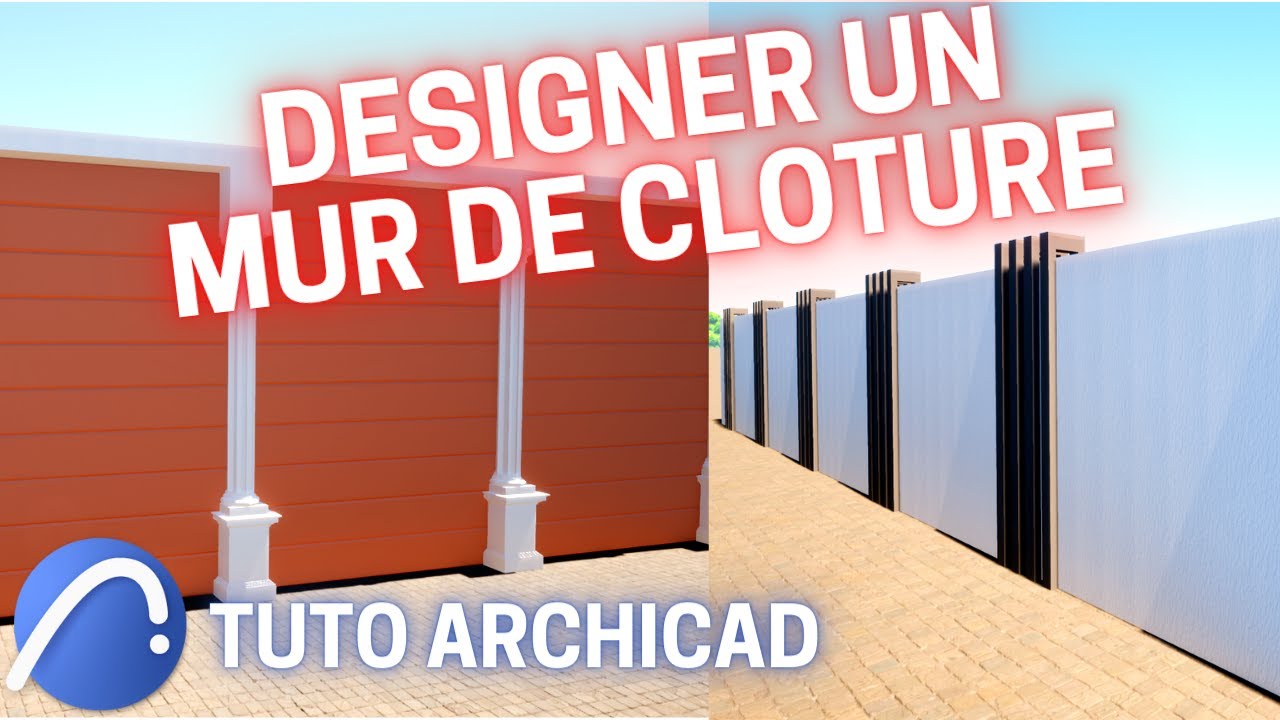 Comment faire des designs de murs de clôture dans ArchiCAD