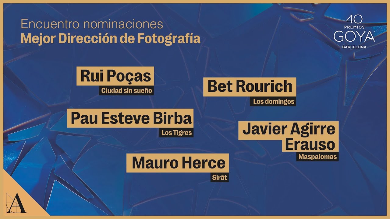 Encuentro Mejor Mejor Dirección de Fotografía #Goya2026