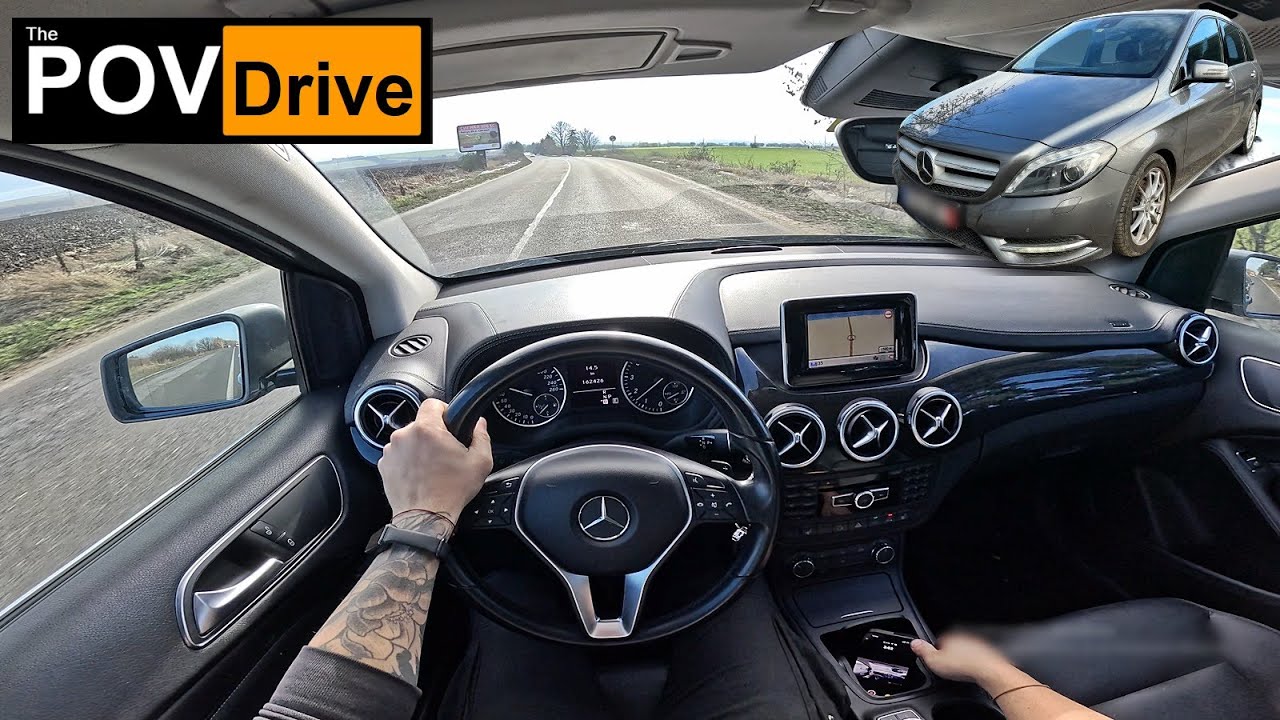 2014 Mercedes B180 W246 122hp | POV Test Drive