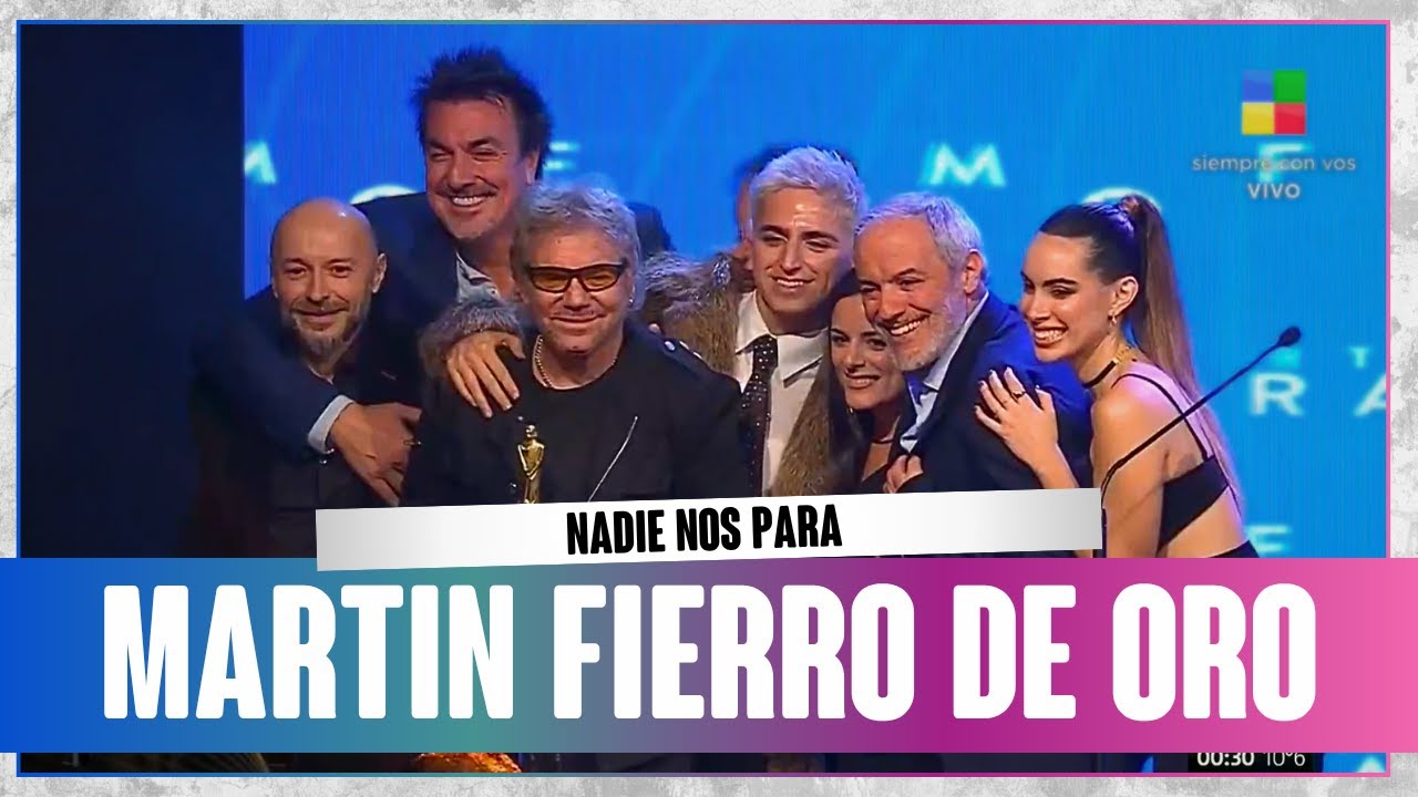 #MF2025 NADIE NOS PARA ganador del Mart&iacute;n Fierro de ORO en FM