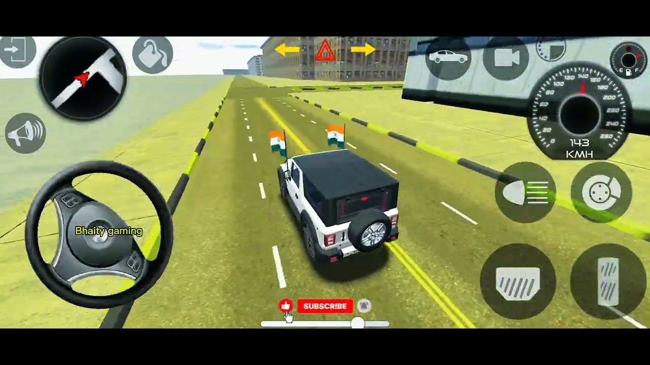 Mahindra Thar 4x4 Off-Road Challenge 🇮🇳 | Tiranga on Top! 🚩 #BhaityGaming