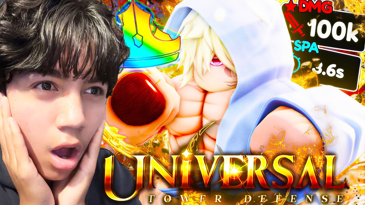 Я получил 0,1% RULER Adam в Universal Tower Defense! (Roblox)