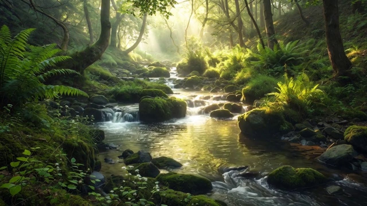 Instant Stress Relief: Peaceful River & Waterfall Sounds for Insomnia - 24/7 Live Ultra HD