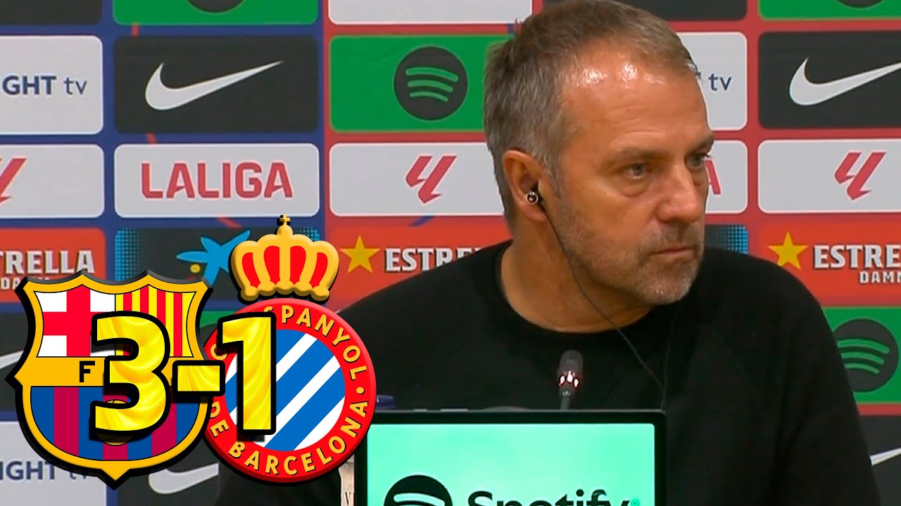Rueda prensa HANSI FLICK: FC BARCELONA 3-1 RCD ESPANYOL