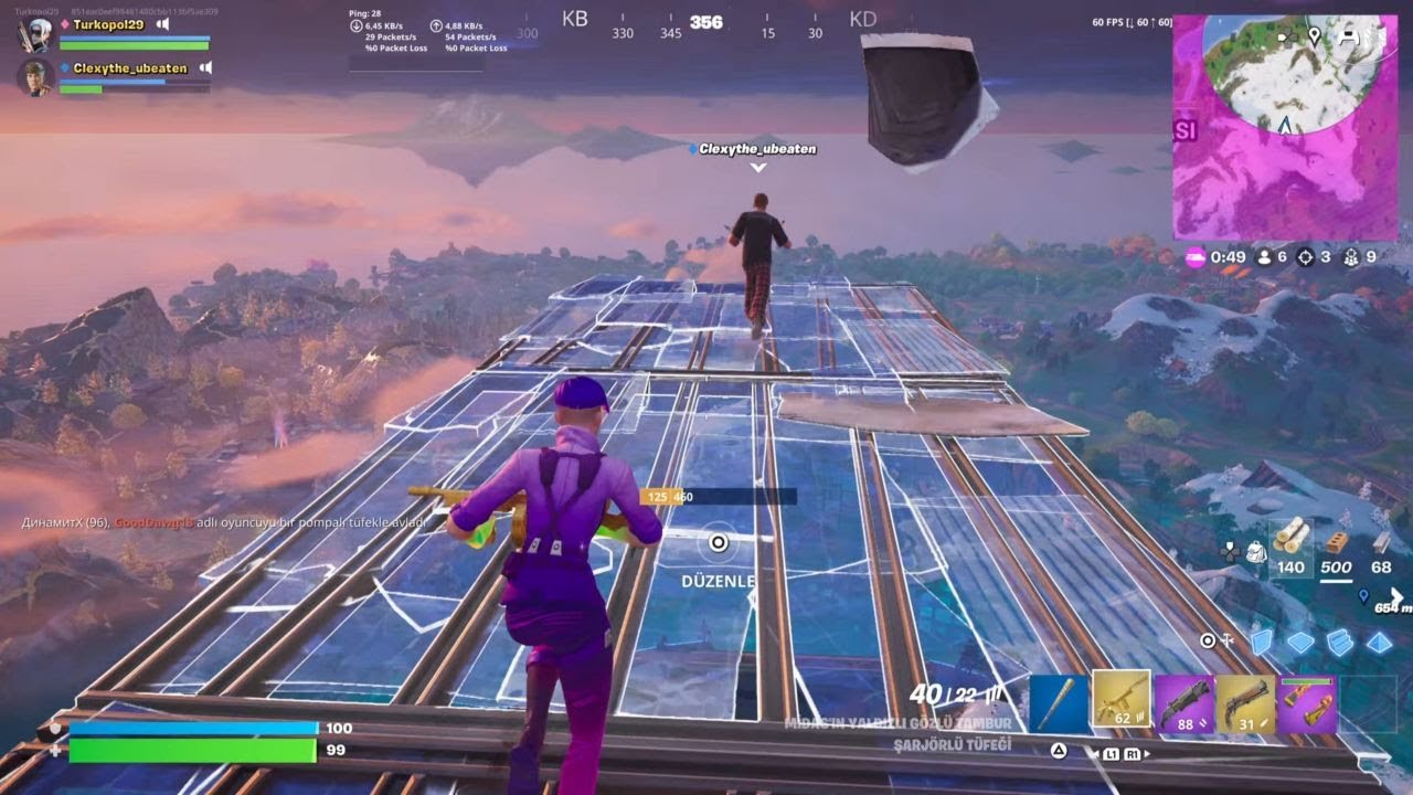 WE BUILT SKYBASE AND WIN #fortnite #ps5