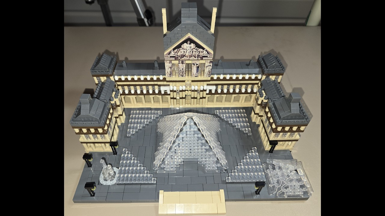 Louvre in Micro Bricks