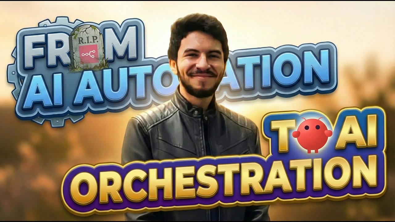 من ال AI automation إلى ال AI orchestration !!  | الأساس التقني | AI Orchestration # 2
