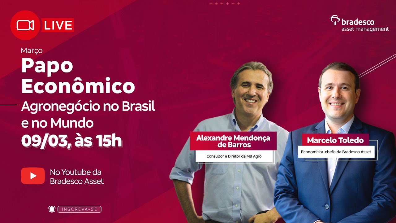 Agroneg&oacute;cio no Brasil e no Mundo | Live Papo Econ&ocirc;mico com Alexandre Mendon&ccedil;a de Barros