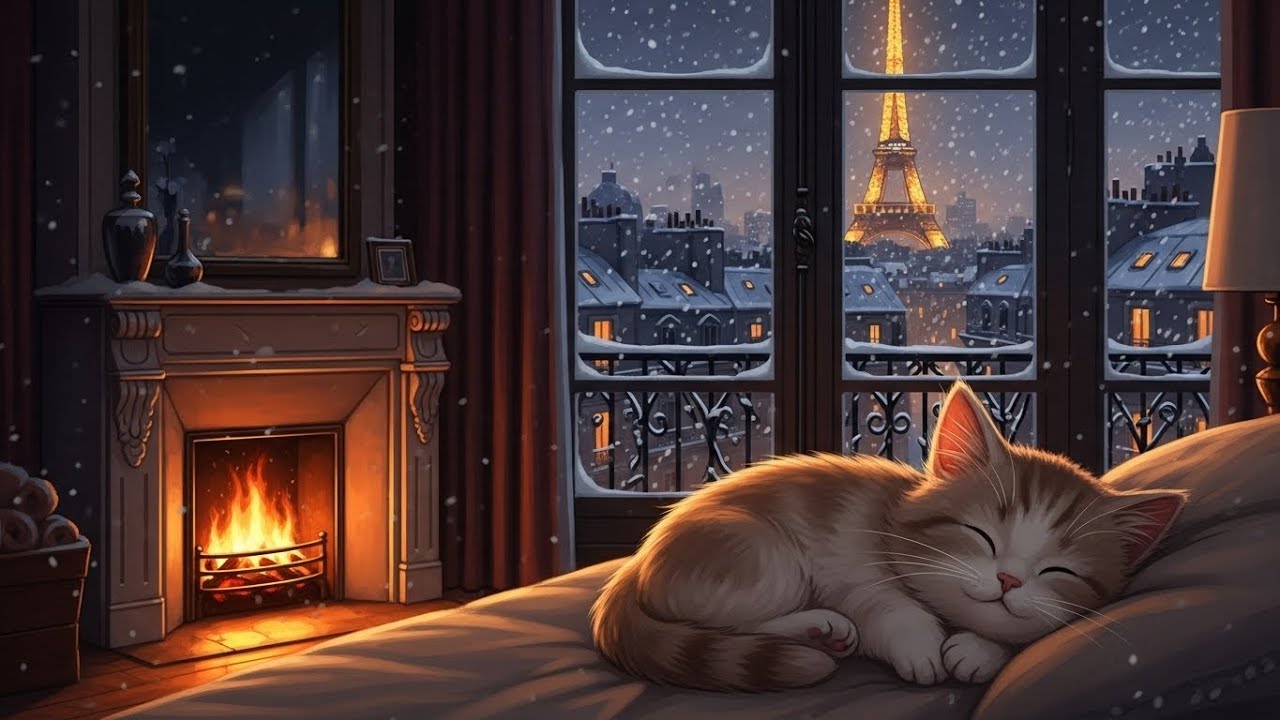 🌧️ cozy rainy day | 1940s bedroom ambience with oldies playing in another room for sleep, Vol. 7