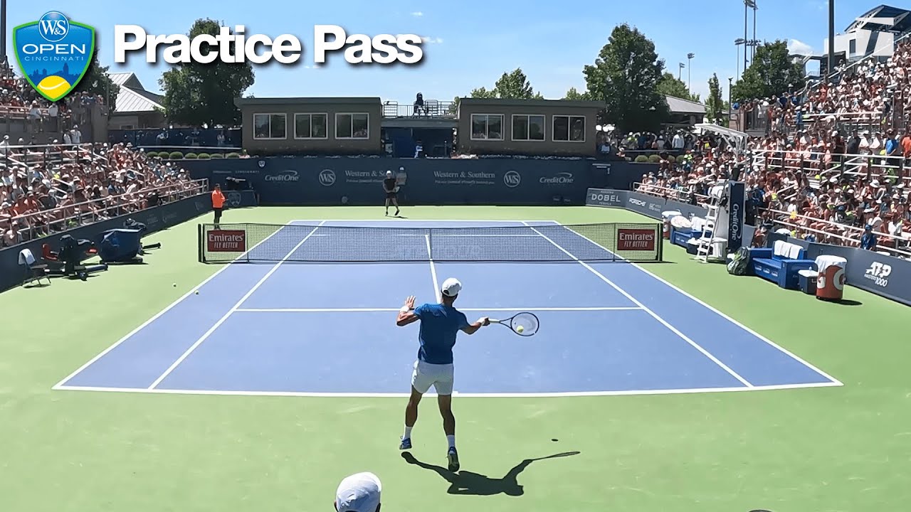 Novak Djokovic Full Practice Cincinnati 2023 | Practice Pass
