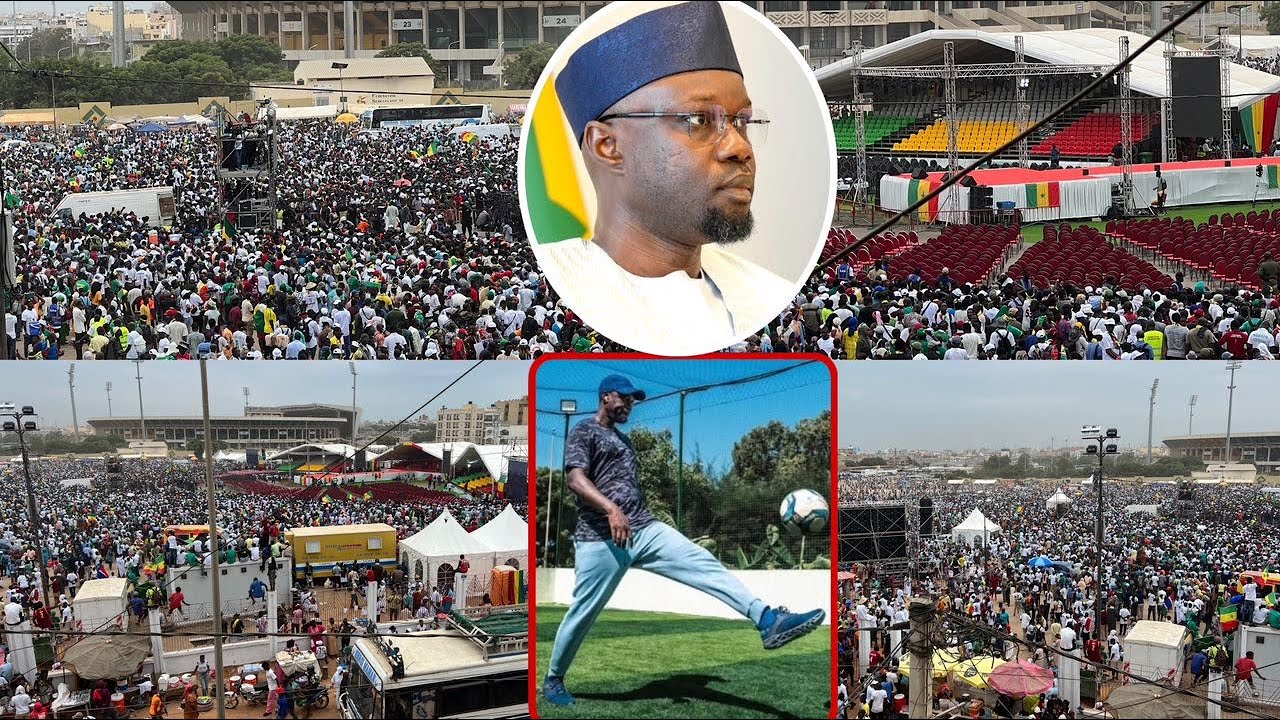 🔴 DIRECT &ndash; Stade LSS : ambiance &eacute;lectrique au T&eacute;ra Meeting d&rsquo;Ousmane Sonko !