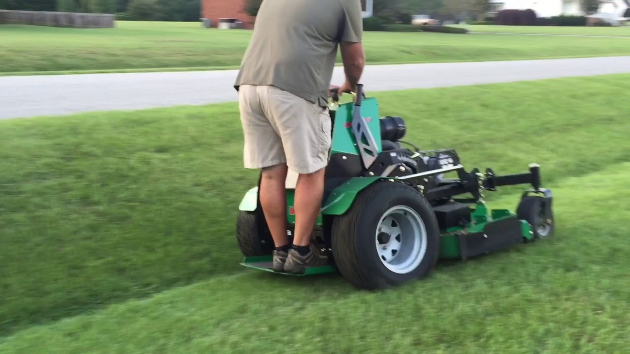 Stand on mower techniques
